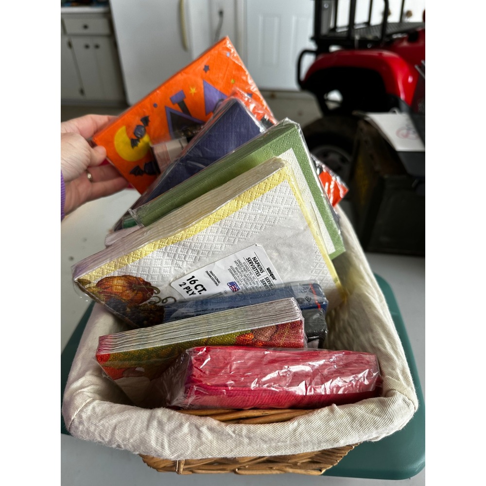 Bulk Lot Decorative Paper Napkins Seasonal Holiday 13 Packages